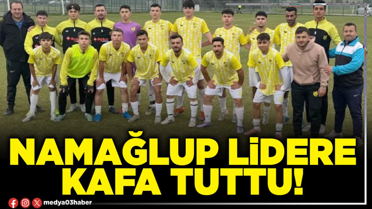 Namağlup lidere kafa tuttu!