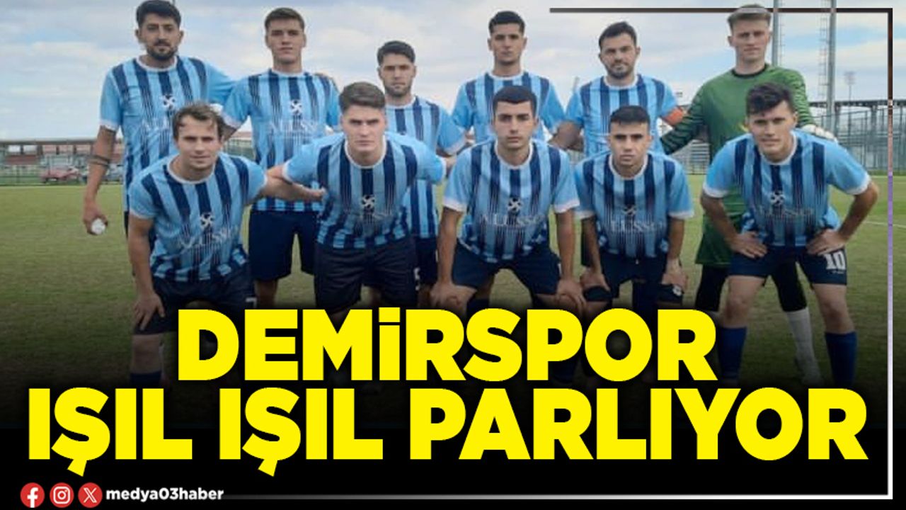 Demirspor ışıl ışıl parlıyor