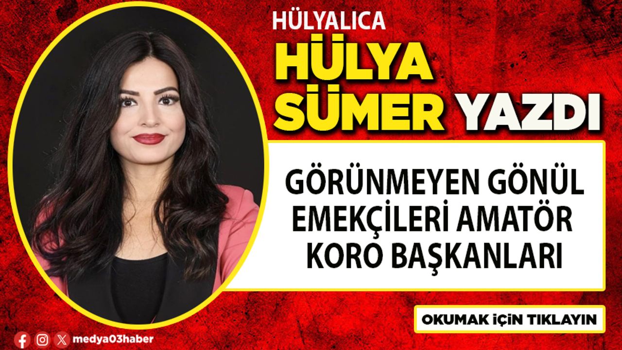 Görünmeyen gönül emekçileri amatör Koro Başkanları