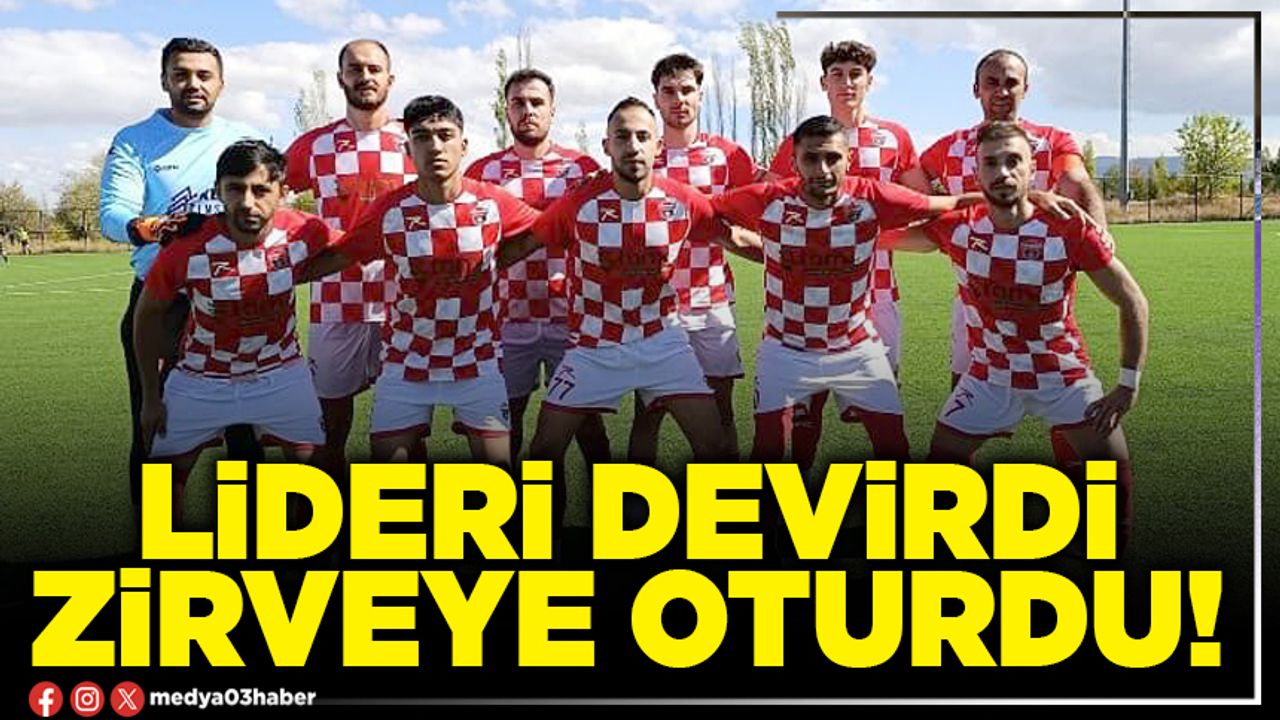 Lideri devirdi zirveye oturdu!
