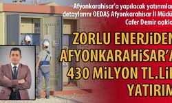 ZORLU ENERJİDEN AFYONKARAHİSAR’A 430 MİLYON TL.LİK YATIRIM