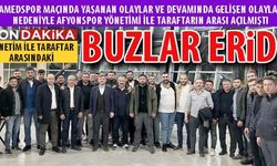 YÖNETİM İLE TARAFTAR ARASINDAKİ BUZLAR ERİDİ