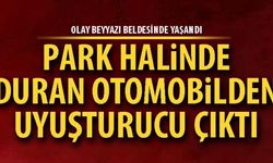Afyonkarahisar'da park halinde duran otomobilden uyuşturucu çıktı