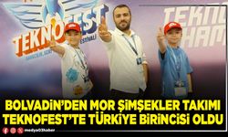 Bolvadin’den Mor Şimşekler takımı TEKNOFEST'te Türkiye birincisi oldu