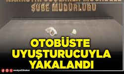 Otobüste uyuşturucuyla yakalandı