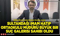 Arslan: Sultandağı İmam Hatip Ortaokulu Müdürü büyük bir suç galerisi sahibi oldu