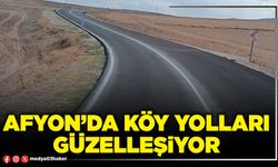 Afyon’da köy yolları güzelleşiyor