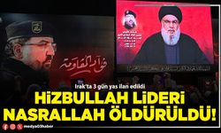 Hizbullah lideri Nasrallah öldürüldü!