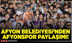 Afyon Belediyesi’nden Afyonspor paylaşımı!