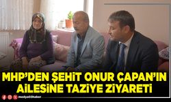 MHP’den şehit Onur Çapan’ın ailesine taziye ziyareti