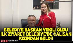 Belediye Başkan vekili oldu ilk ziyaret Belediye’de çalışan kızından geldi!