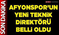 Afyonspor’un yeni Teknik Direktörü belli oldu