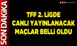 TFF 2. Ligde canlı yayınlanacak maçlar belli oldu