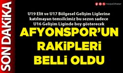 Afyonspor’un rakipleri belli oldu