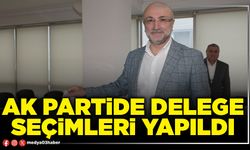 AK Partide delege seçimleri yapıldı