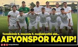 Afyonspor kayıp!