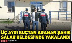 Üç ayrı suçtan aranan şahıs Salar beldesi’nde yakalandı