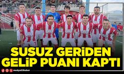 Susuz geriden gelip puanı kaptı