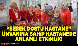 “Bebek dostu hastane” ünvanına sahip hastanede anlamlı etkinlik!