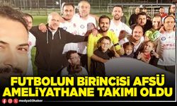 Futbolun birincisi AFSÜ ameliyathane takımı oldu