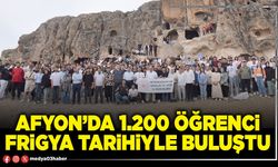 Afyon’da 1.200 öğrenci Frigya tarihiyle buluştu