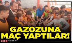 Gazozuna maç yaptılar!