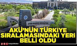 AKÜ’nün Türkiye sıralamasındaki yeri belli oldu