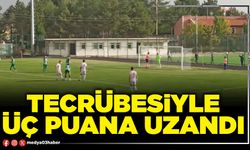 Tecrübesiyle üç puana uzandı