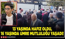 13 yaşında hafız oldu, 16 yaşında umre mutluluğu yaşadı!