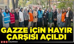 Gazze için hayır çarşısı açıldı