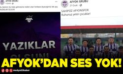 AFYOK’dan ses yok!