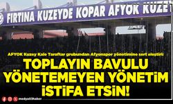 Toplayın bavulu yönetemeyen yönetim istifa etsin!