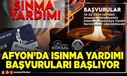 Afyon’da ısınma yardımı başvuruları başlıyor