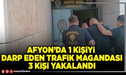 Afyon’da 1 kişiyi  darp eden trafik magandası 3 kişi yakalandı