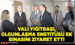 Vali Yiğitbaşı, Olgunlaşma Enstitüsü ek binasını ziyaret etti