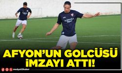 Afyon’un golcüsü imza attı!