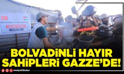 Bolvadinli hayır sahipleri Gazze’de!