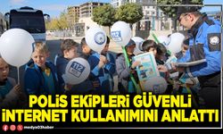 Polis ekipleri güvenli internet kullanımını anlattı