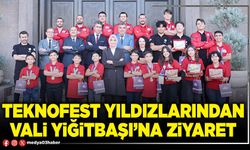 TEKNOFEST yıldızlarından Vali Yiğitbaşı’na ziyaret