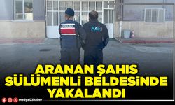 Aranan şahıs Sülümenli beldesinde yakalandı