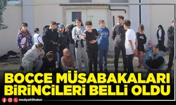 Bocce müsabakaları birincileri belli oldu