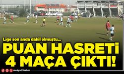 Puan hasreti 4 maça çıktı!