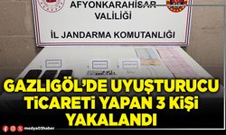 Gazlıgöl’de uyuşturucu ticareti yapan 3 kişi yakalandı