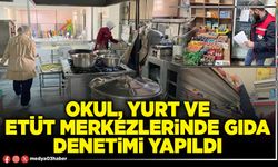 Okul, yurt ve etüt merkezlerinde gıda denetimi yapıldı