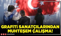 Grafiti sanatçılarından muhteşem çalışma!