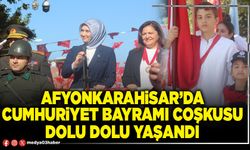 Afyonkarahisar’da Cumhuriyet Bayramı coşkusu dolu dolu yaşandı