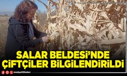 Salar Beldesi’nde çiftçiler bilgilendirildi