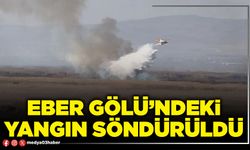 Eber Gölü’ndeki yangın söndürüldü