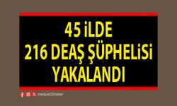 45 İlde 216 DEAŞ şüphelisi yakalandı