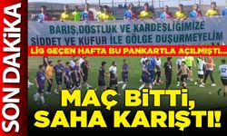 Maç bitti, saha karıştı!